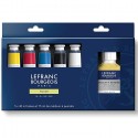 Set per Pittura Ad Olio 5 colori fine a Base Olio LEFRANC&BOURGEOIS + medium arte