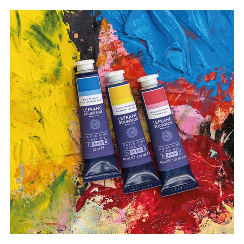 Lefranc Bourgeois Set per Pittura Ad Olio 5 colori fine a Base Olio...