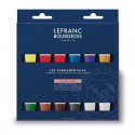Set 12 colori acrilici LEFRANC&BOURGE da 20 ml pittura arte acrilico fine