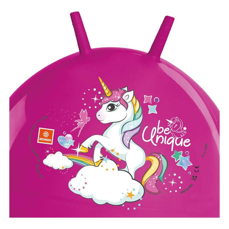 Mondo Palla Canguro Per Saltare Rimbalzante Unicorno rosa Bambine I...