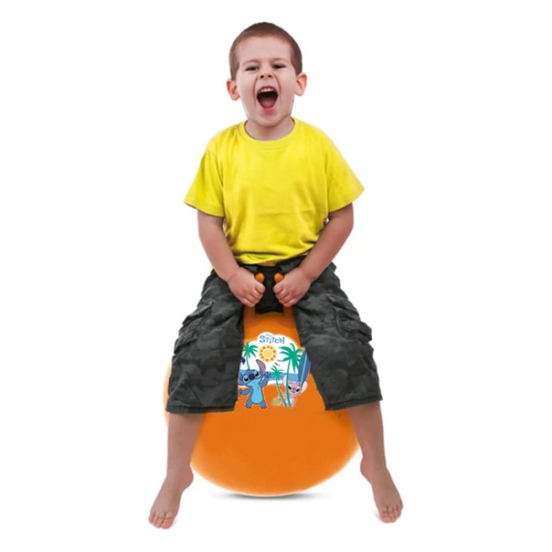 Mondo Palla Canguro Per Saltare Rimbalzante Lilo e Stitch Bambini I...