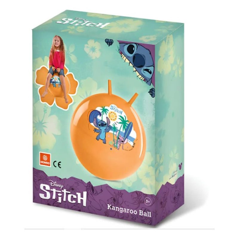 Mondo Palla Canguro Per Saltare Rimbalzante Lilo e Stitch Bambini I...