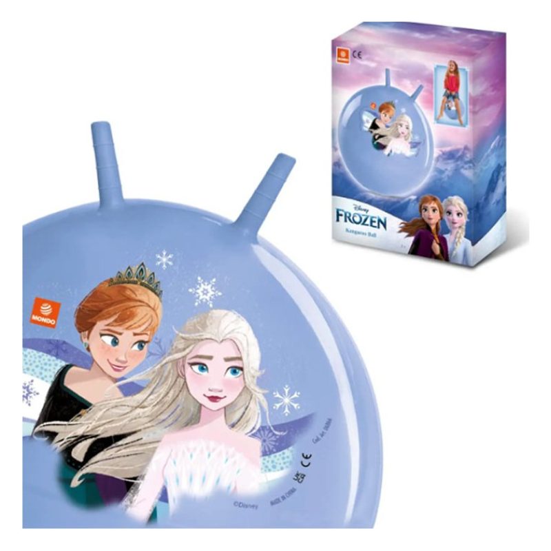 Mondo Palla Canguro Per Saltare Rimbalzante Frozen Elsa Anna Bambin...