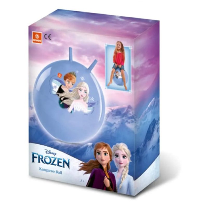 Mondo Palla Canguro Per Saltare Rimbalzante Frozen Elsa Anna Bambin...