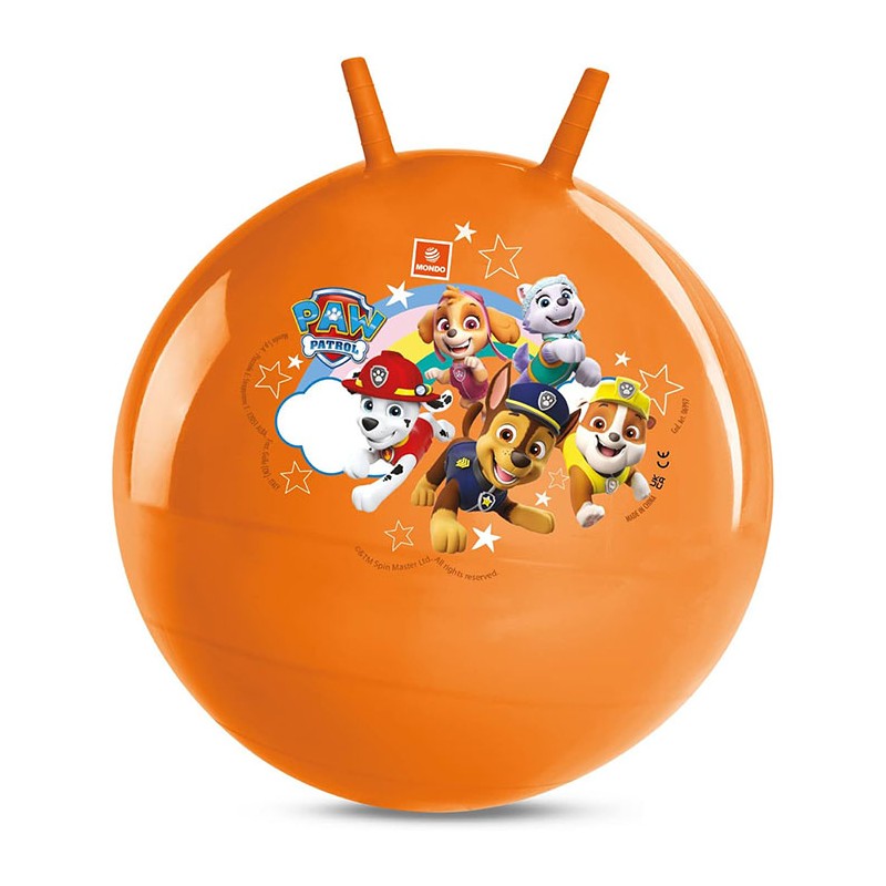 Palla Canguro Per Saltare Rimbalzante Paw Patrol bambini 3+ Interno Esterno