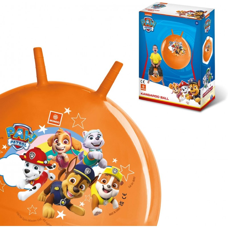 Mondo Palla Canguro Per Saltare Rimbalzante Paw Patrol bambini 3+ I...