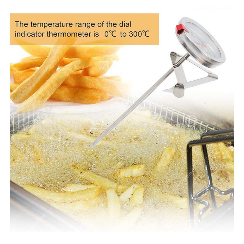 WeHome Termometro per alimenti 0-300°C acciaio inox per barbecue ar...