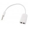 Cavo audio Jack 3,5mm AUX sdoppiatore cuffie microfono cellulare smartphone