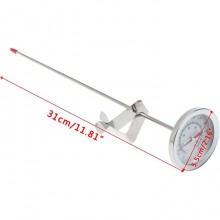 Termometro per alimenti 0-300°C acciaio inox per barbecue arrosto carne pesce