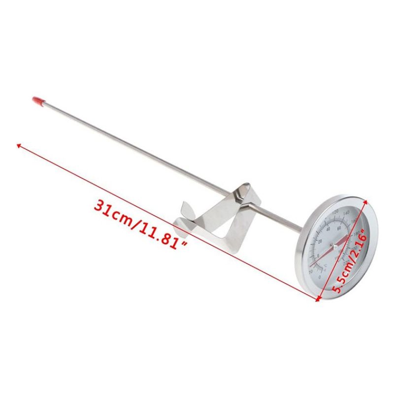 WeHome Termometro per alimenti 0-300°C acciaio inox per barbecue ar...