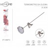 WeHome Termometro per alimenti 0-300°C acciaio inox per barbecue ar...