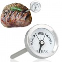 Termometro per carne in acciaio inox cucinare a temperatura babercue cucina