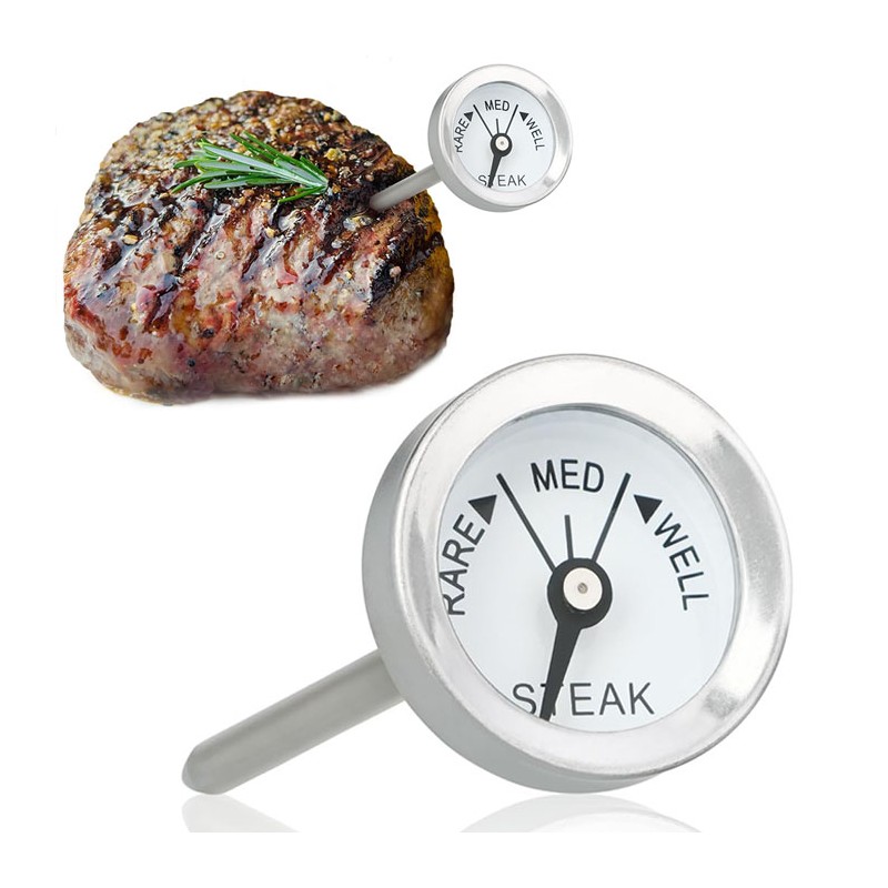 Termometro per carne in acciaio inox cucinare a temperatura babercue cucina