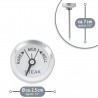 WeHome Termometro per carne in acciaio inox cucinare a temperatura ...