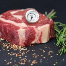 Termometro per carne in acciaio inox cucinare a temperatura babercue cucina