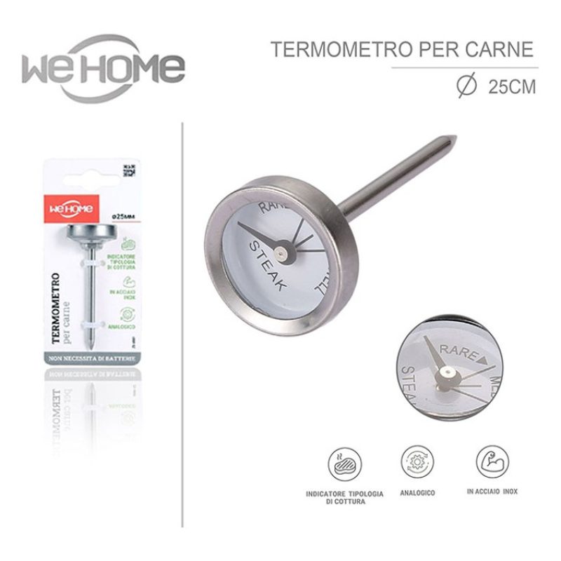 WeHome Termometro per carne in acciaio inox cucinare a temperatura ...