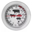 Termometro per carne in acciaio inox 0-120°C alimenti bbq cucinare a temperatura