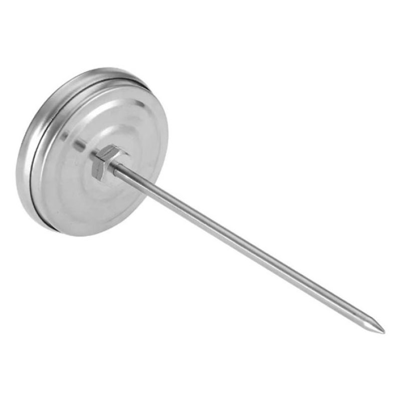 WeHome Termometro per carne in acciaio inox 0-120°C alimenti bbq cu...