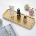 Vassoio piatto da portata 6 PZ in legno bambù per aperitivo finger food sushi
