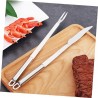 WeHome Set utensili barbecue attrezzi grill in acciaio inox forchet...
