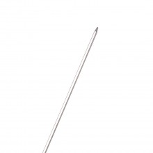 8 Spiedi in acciaio inox 38 cm manico in legno barbecue fornacetta carne verdura