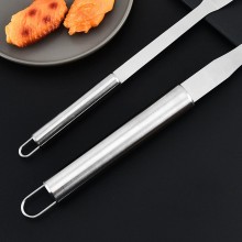 Set di 3 utensili in acciaio inox per barbecue attrezzi grill griglia BBQ
