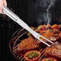 Set di 3 utensili in acciaio inox per barbecue attrezzi grill griglia BBQ
