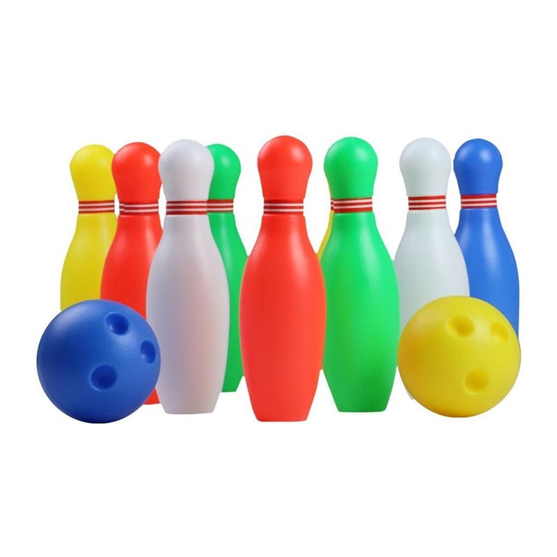 Gioco Bowling Birilli Pallina Palla In Plastica Per Bambini Bimbi Giocattolo 3+