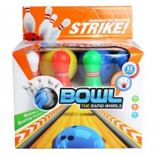 Gioco Bowling Birilli Pallina Palla In Plastica Per Bambini Bimbi Giocattolo 3+