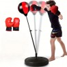 Giaquinto Set boxe pugilato per bambini con supporto sacco regolabi...