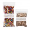 Kmt Style 120 buste bustine sacchetto a zip con chiusura per alimen...