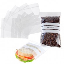 96 buste bustine sacchetto a zip con chiusura per alimenti trasparente 25x35 cm