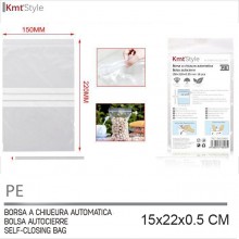 192 buste bustine sacchetto a zip con chiusura per alimenti trasparente 15x22 cm