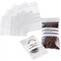 600 buste bustine sacchetto a zip con chiusura per alimenti trasparente 8x12 cm