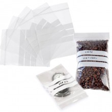 600 buste bustine sacchetto a zip con chiusura per alimenti trasparente 8x12 cm