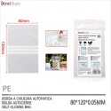 600 buste bustine sacchetto a zip con chiusura per alimenti trasparente 8x12 cm