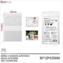 600 buste bustine sacchetto a zip con chiusura per alimenti trasparente 8x12 cm