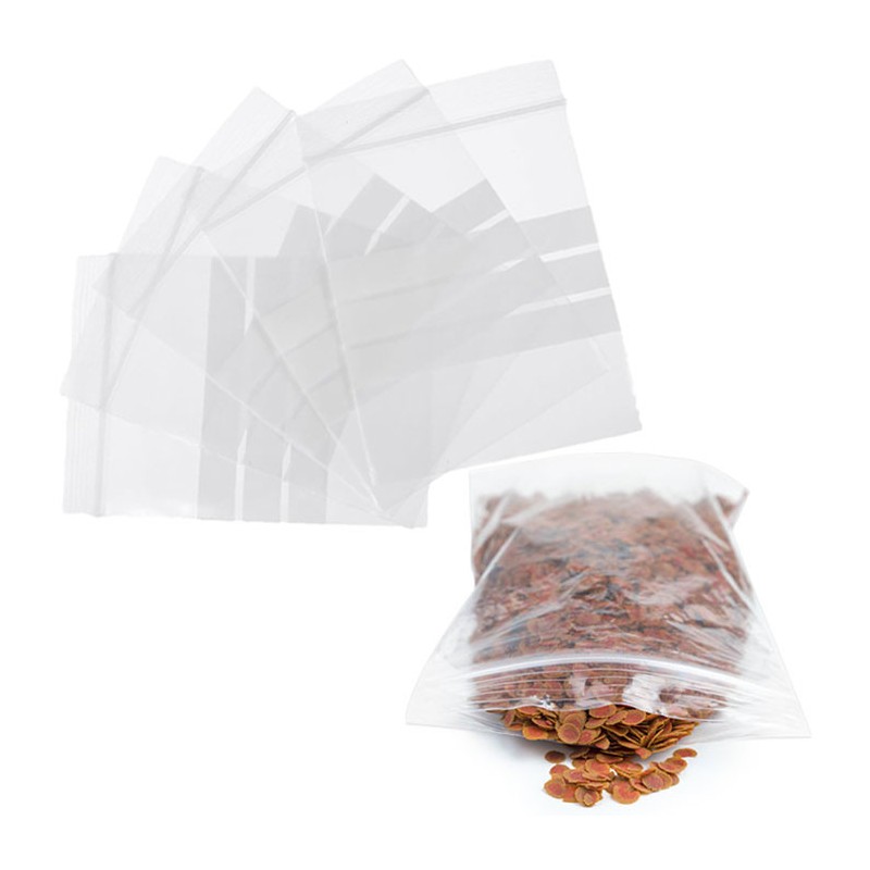 72 buste bustine sacchetto a zip con chiusura per alimenti trasparente 30x40 cm