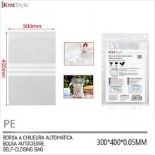 72 buste bustine sacchetto a zip con chiusura per alimenti trasparente 30x40 cm