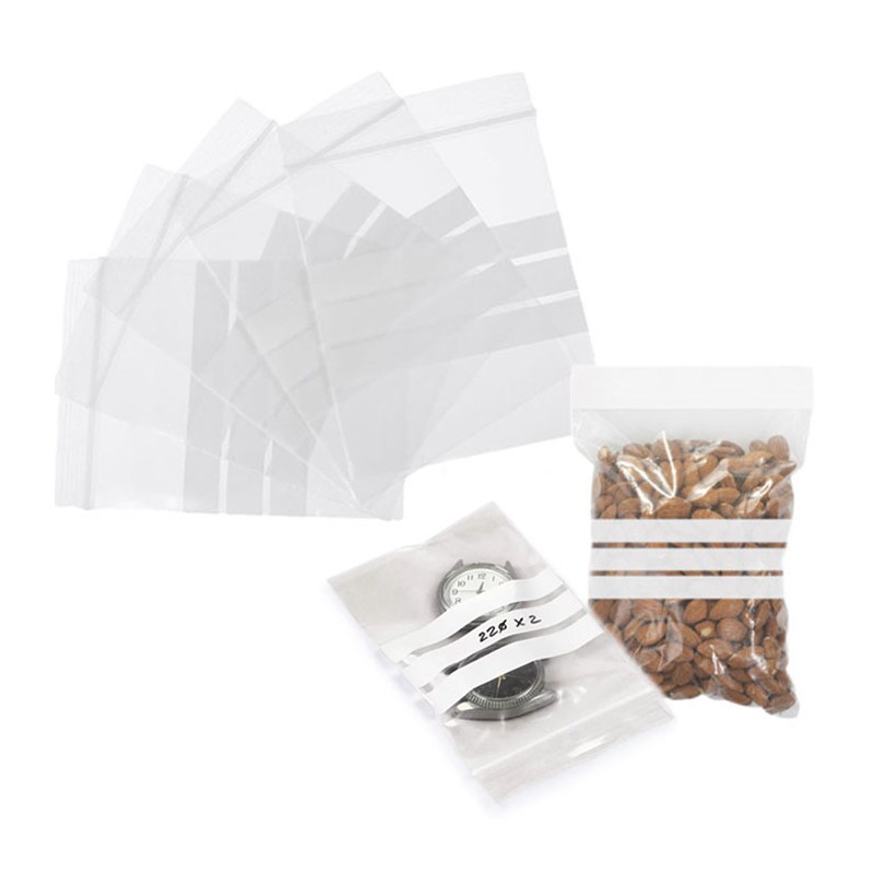 600 buste bustine sacchetto a zip con chiusura per alimenti trasparente 6x8 cm