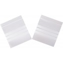 600 buste bustine sacchetto a zip con chiusura per alimenti trasparente 55x55 mm