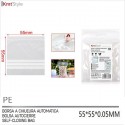600 buste bustine sacchetto a zip con chiusura per alimenti trasparente 55x55 mm