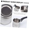 Kmt Style Bricco latte acciaio manico bolli Lattiera Cappuccino pen...