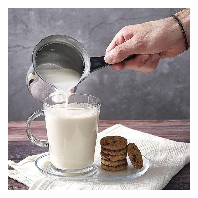Kmt Style Bricco latte acciaio manico bolli Lattiera Cappuccino pen...