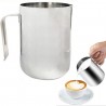 Kmt Style Pentolino Bollilatte Bicchiere Acciaio Lattiera Metallo C...