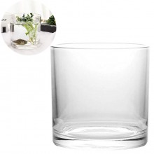 Cilindro in vetro clear diametro 12cm altezza 12cm composizione floreali arredo