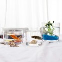 Cilindro in vetro clear diametro 12cm altezza 12cm composizione floreali arredo