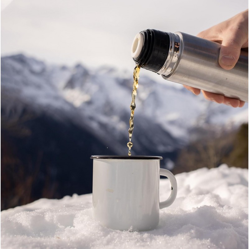 Kmt Style Thermos portatile per bevande calde caraffa termica in ac...