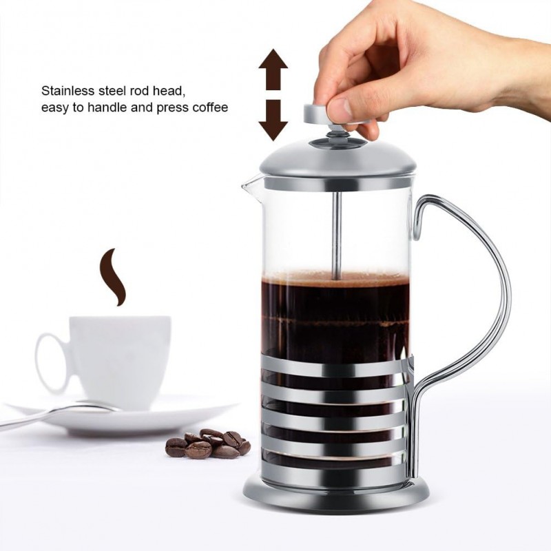 Kmt Style Caffettiera Teiera Pressa Francese Macchina per Caffe Te ...