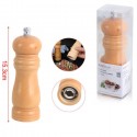 Macina Sale e pepe trita macina spezie macinino in legno manuale regolabile
